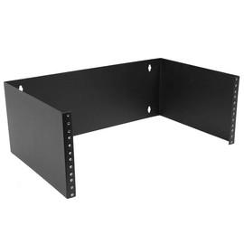 Monoprice 4U Wall Mount Rack, 19-Inch Bracket for Patch Panels, Network Switches, Servers, and IT Equipment, 7in x 19in x 12in, 4U, Max 40 lbs.