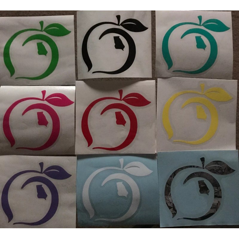 Georgia Peach Pride Sticker