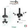 Tornado Fraiser Face Cutter 8 mm Shank for Wood Diameter