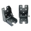 BokWin 2pcs 90 Degree Hinges Heavy Duty, Silver Self Locking