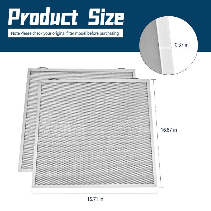 2 Pack S99010430-003 Range Hood Grease Filter Fit For Boran