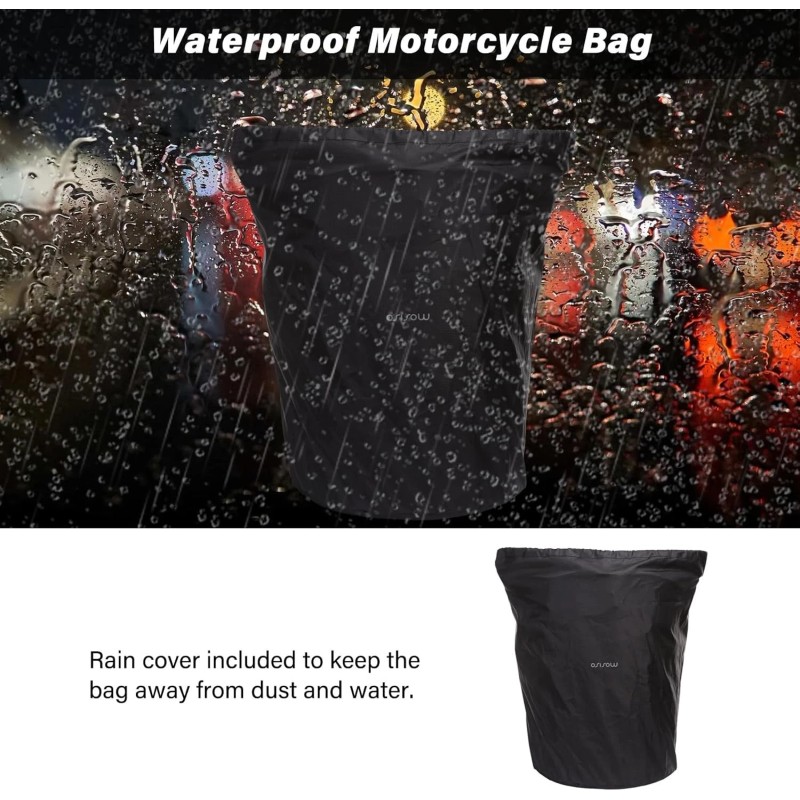 MOSISO Motorcycle Sissy Bar Backrest Bag Gear Tail Bag with
