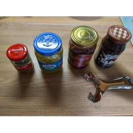 JNXHON Manual Can Openers Mason Jar Opener Stainless Steel Multifunctional Jar Opener