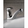 Moen Commercial Chrome M-Press Single-Mount Metering One-Handle Bathroom Sink Faucet,