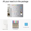 Hivillexun 2-Pack Acrylic Magnetic Dry Erase Boards Set - Stay