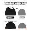 Zylioo XXL Brimless Beanie Hats for Big Heads Large Docker