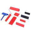 Rubber Wood Graining Tool Handheld Wood Texture Pattern Roller for