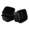 Morcte 12 Quart Rectangle Plastic Wash Pan / Dishpan Basin,