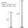 TYESTAND ST-2 Undermount Sink Brackets Stainless Steel Adjustable Support Sink