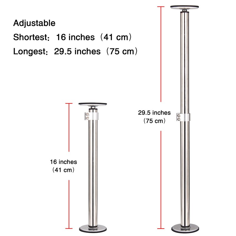 TYESTAND ST-2 Undermount Sink Brackets Stainless Steel Adjustable Support Sink