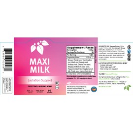 Mountain Meadow Herbs Maxi-Milk - 4 oz - All Natural Liquid Lactation Supplement to Increase Milk Supply for Breastfeeding Moms