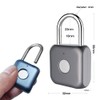 Fingerprint Padlock Mini Smart Padlock Keyless USB Charging Biometric High
