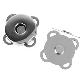 10 Uds. Hebilla de de Metal, Broche de de Metal, Accesorios para Bolsos de Ropa DIY para Bolsos, Bolsos, Ropa, Artesanía de Costura de Cuero(18,5 MM brillante)