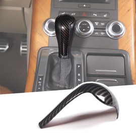 YANER Fit Gear Knob Cover, ABS Gear Lever Cover for Range Rover Sport for Range Rover Vogue 2005-2013 (Carbon Fiber Pattern)