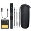 DEWIN Electric Soldering Iron Kit, 0.96 Inch IPS Portable Intelligent
