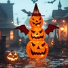 calabaza plegable de Halloween de 3 pies, 60 LED Pop-Up