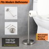 GERZWY Toilet Paper Holder Free Standing SUS 304 Stainless Steel