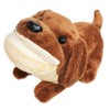 Animal Glasses Stand Miniature Duck Brown E-5