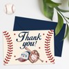JarThenaAMCS 24Pcs Baseball Thank You Cards with Envelopes and Stickers