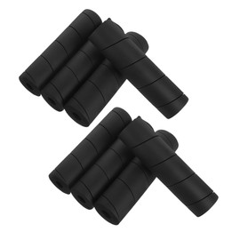 LIFKOME 8pcs Bed Frame Corner Cushion Table Leg Protector for Floor Bed Leg Protectors Chair for Tile Floors Frame Feet Replacements Chair Caps for Rubber Black