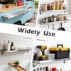 36" x 12" Folding Concession Shelf – Stainless Steel Drop
