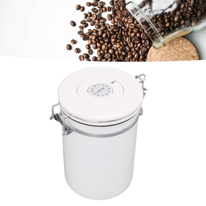Coffee Canister Stainless Steel Good Sealing Food Airtight Storage Container