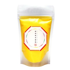 Lucky Feng Shui Salt, Enhanced Salt, 4.9 oz (140 g), Pure Salt, Purifying, Protection Against Fortune Shelf, Feng Shui Goods with Five Rows of Yin Yang ("Earth" Yellow) | Lucky Shop