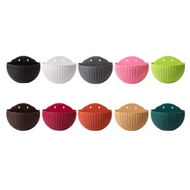 PovKeever Wall Mounted Flower Pot Vase Gift Home Decor Indoor Outdoor Planters Balcony European Style