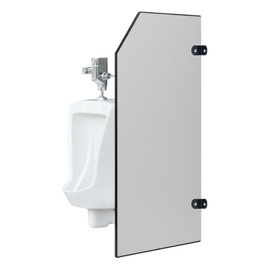 Urinal Partition, Wall-mounted Urinal Screen Toilet Partition,Men’s Urinal Privacy Screen Divider Partition for Hotel/Schools/Kindergartens/Shopping Malls/Public Places,1 PCS