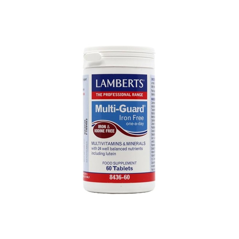 Lamberts Multi-Guard Iron Free Formula 60 Tablets