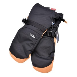 Kombi Men's MTN Recon Insulated Breathable Windproof Waterproof Mittens for Skiing, Snowboarding & Winter Sports, Black Tan, Size: M