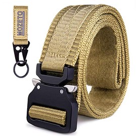 MOZETO Tactical Belts for Men 1.5" Nylon EDC CCW Gun Belt for Concealed Carry Holsters with Heavy Duty Quick Release Buckle