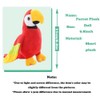 CHELEI2019 9.8" Parrot Plush Stuffed Animal Bird Soft Cute Realistic