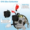 EOPOAYI GY6 50cc Carburetor PD18J Carb Kit Compatible with Tao