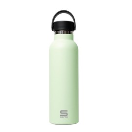 KINETICO SPAIN S.L.U. Safta Melon Thermos Flask, Water Bottle, Stainless Steel, Double Insulated, 12 Hours Hot Drink and 24 Hours Cold Drinks, 7.3 x 25 cm, 600 ml, Melon, M, Casual