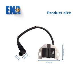 ENA Set of 1 Ignition Coil with Spark Plug 21171-0743 Compatible with Kawasaki FR730V FR691V FR651V FX801V FS481V FS600V Lawn Mower Engines Replacement for 21171-0711 21171-0738 21171-7047 21171-7042