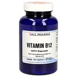Gall Pharma Vitamin B12 GPH Capsules, 180 Capsules