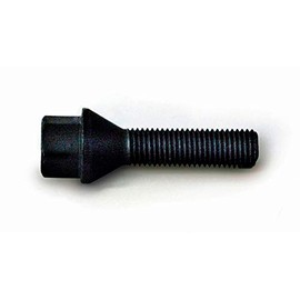 H&R Wheel Bolt Taper Seat M12 x 1.50 Length 43 mm Black