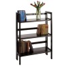 Black Terry Folding Bookcase & BookshelfSKU: 20896