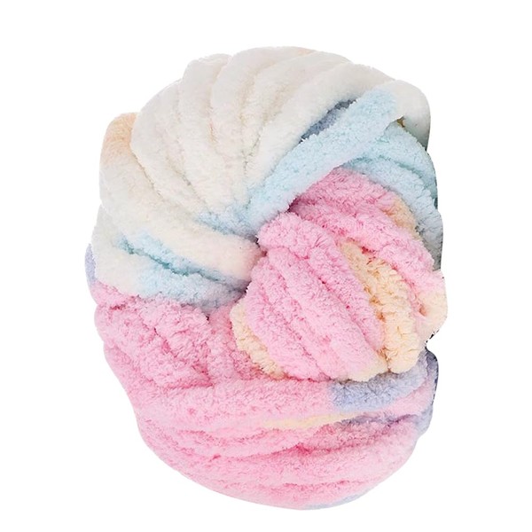 Thick Wool Thread Yarn Iridescent Bulky Arm Knitting Wool Knitting,