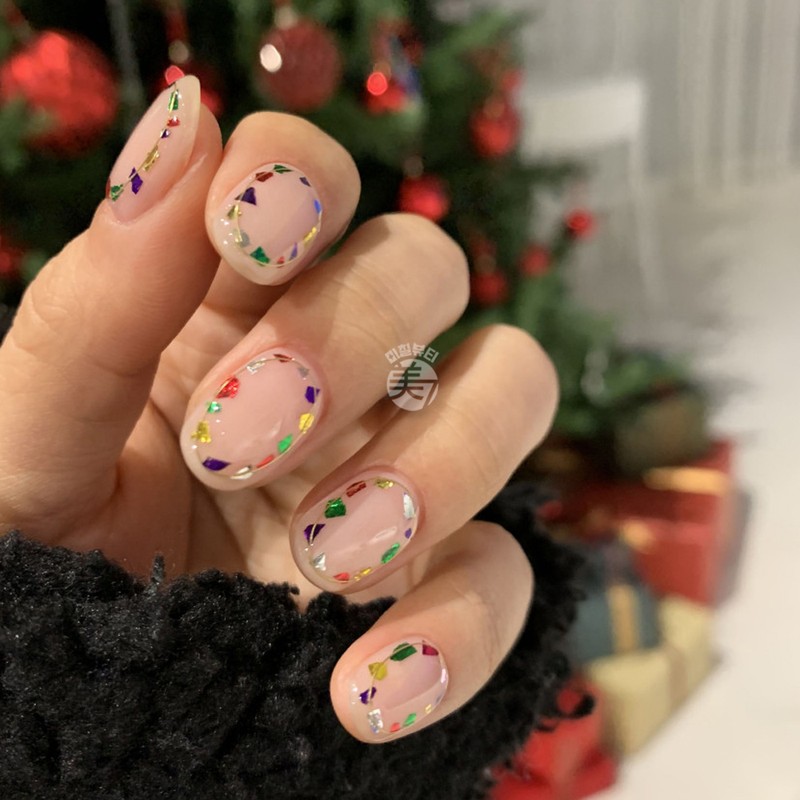 Really strange Real Mystery Real Tree 1g Nail Glitter Winter