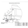 BUYERS SALTDOGG UNDER TAILGATE SPREADER (2) HINGE PIN STEEL 924F0103
