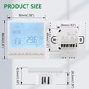 Wengart Digital Thermostat WG903, Programmable, Suitable for Water/Gas Boiler 3A,