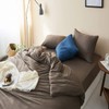 Sanko 457444-0027 Fitted Sheet T-shirt Material Semi-Double Brown Scandinavian Stylish