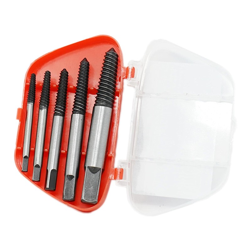 Dapetz ® 5PC Easy Out Bolt Extractor,Damaged Screw Bolt Extractor