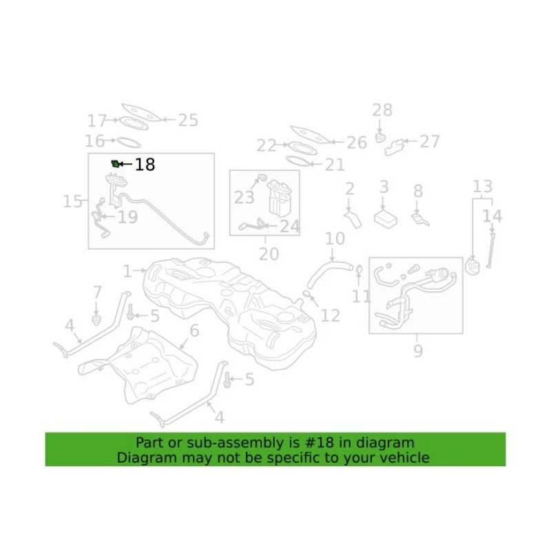 Genesis, Hyundai, Kia OEM Fuel Pressure Sensor for 15-24 Genesis