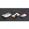 Yamako 23963 Stainless Steel Hammered Rectangular Plate (Large)