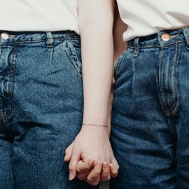 Pinky Promise Long Distance Matching Relationship Jewelry BFF Morse Code Bracelet Gift Set for Friend Classmate