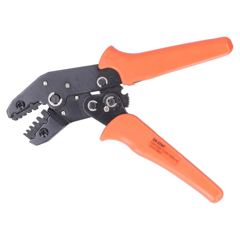 Crimping Tool Ratchet Pliers Terminal Wire Crimper Hand Operated Supplies