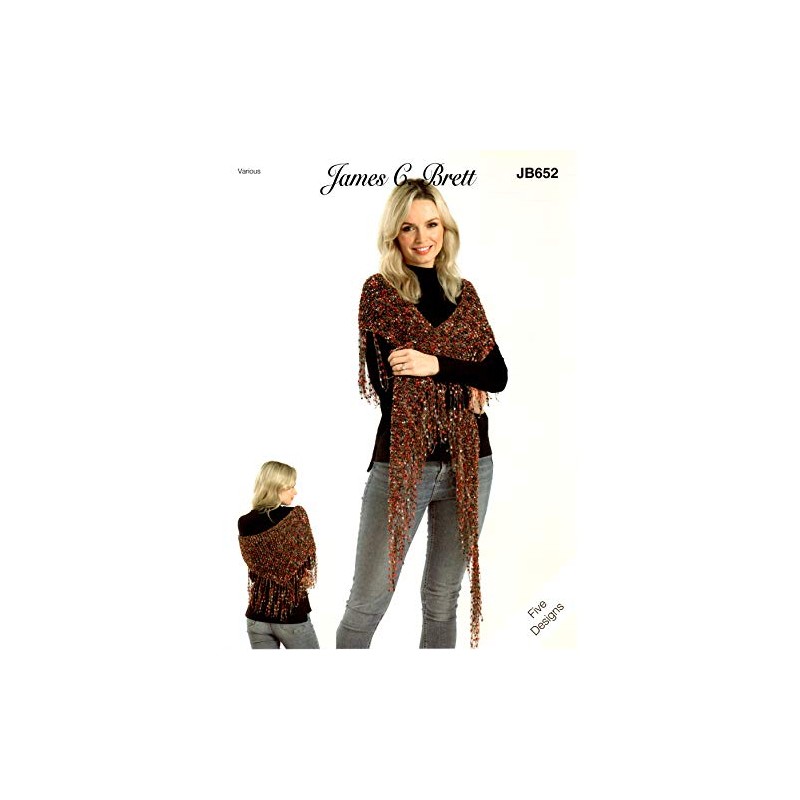 James C Brett Pattern JB652 Zodiac Ladder Yarn